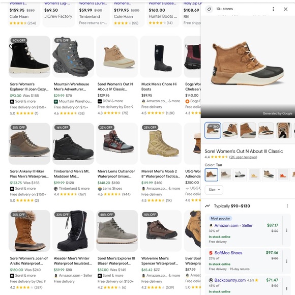 SOREL Women’s boots worn once!! - Picture 5 of 5